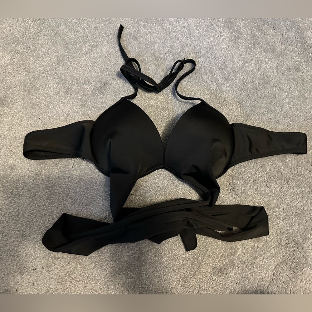 Shein Cross tie Bikini Top